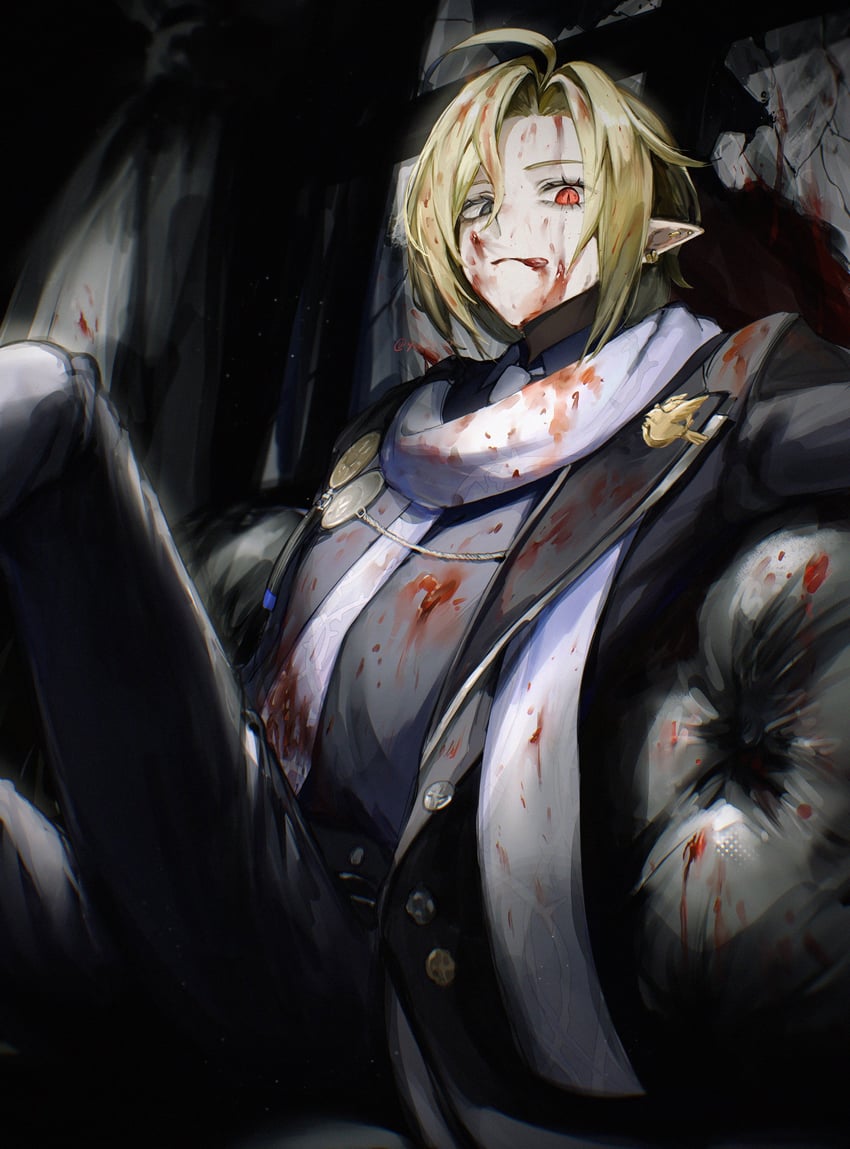 hugo vlad (zenless zone zero) drawn by shiraki_(y_aira_srk)