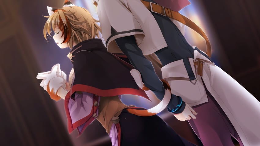 alto travers and feline sora (wizards symphony) drawn by atelier-moo
