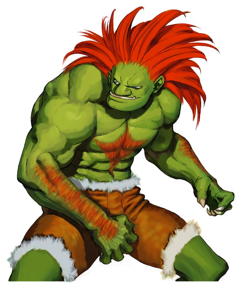 blanka (street fighter and 1 more) drawn by ikeno_daigo