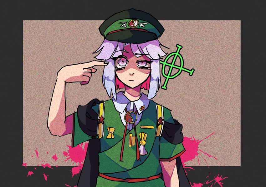 fujiwara no shirogane no sanra (len'en) drawn by waiwa_way