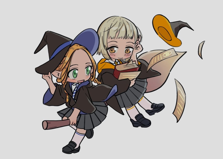 marcille donato and falin touden (dungeon meshi and 2 more) drawn by rudnftoqur