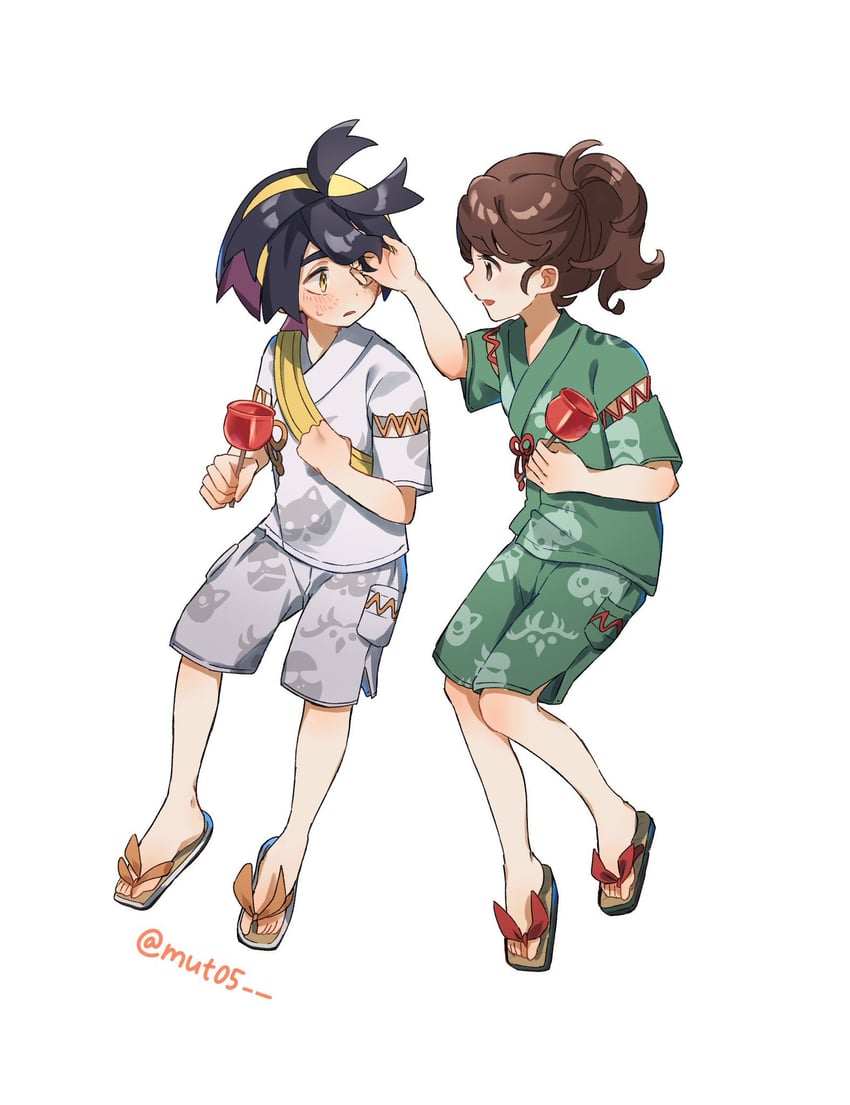 kieran and juliana (pokemon and 1 more) drawn by mut05