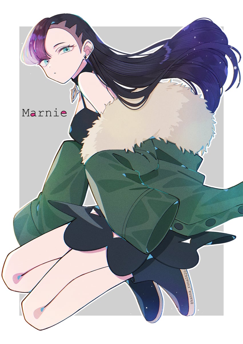 marnie (pokemon and 1 more) drawn by kana_(kanna_runa0620)