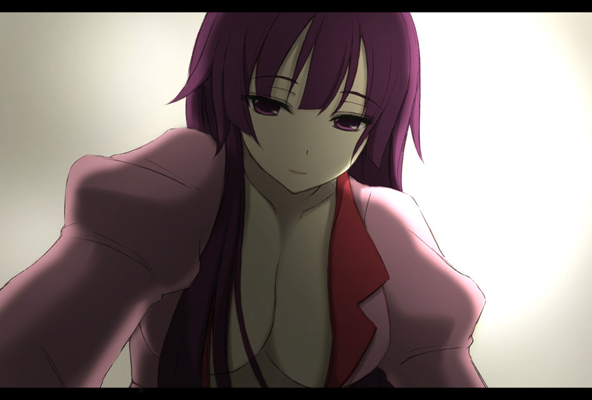 senjougahara hitagi (monogatari and 1 more) drawn by wakame