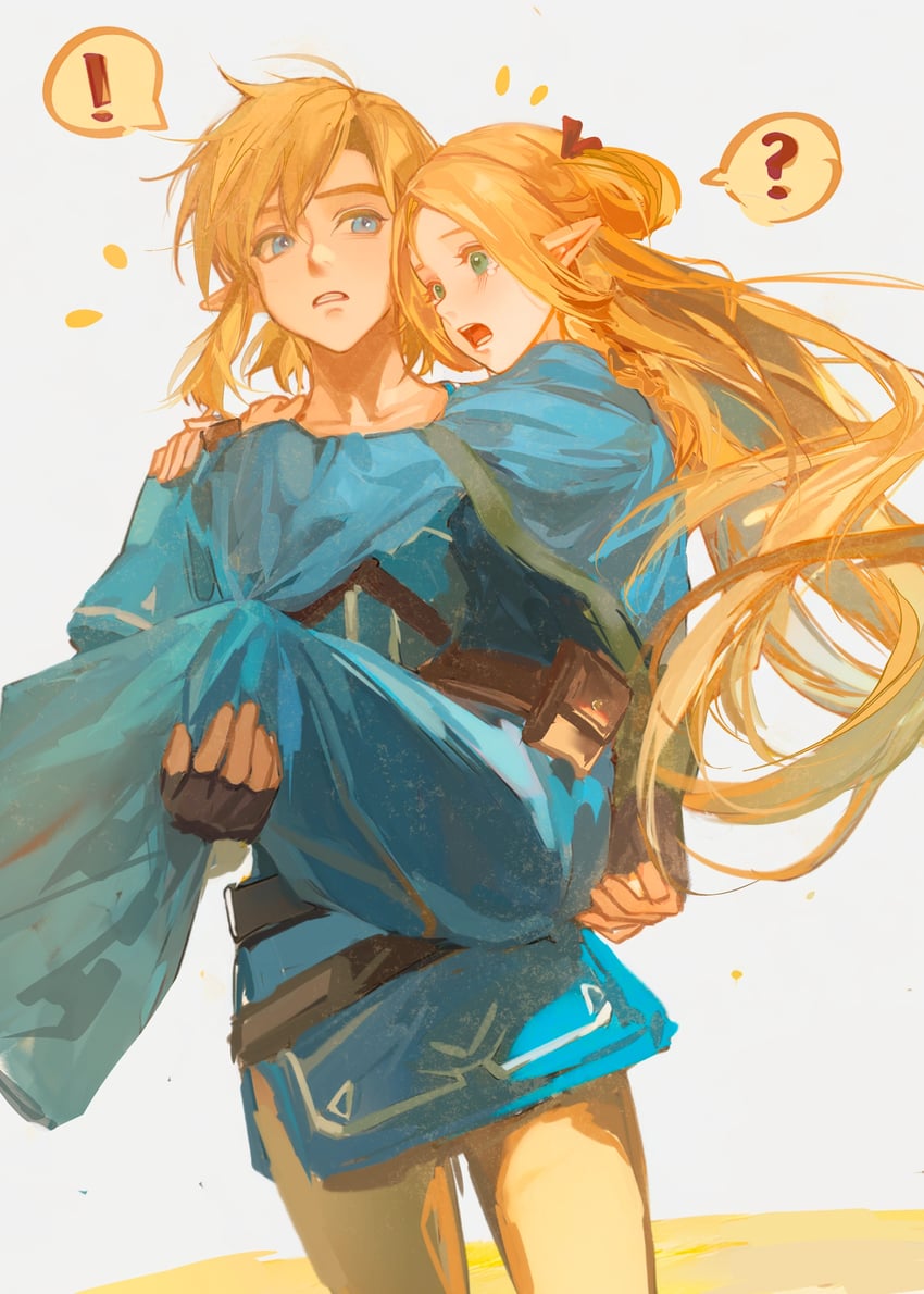 link and marcille donato (the legend of zelda and 2 more) drawn by tanxianjia_xiaomao
