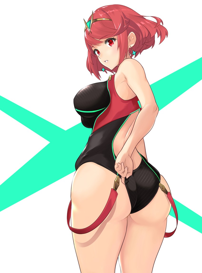 pyra (xenoblade chronicles and 1 more) drawn by dollinger