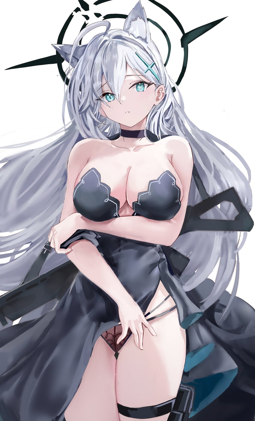 shiroko and shiroko terror (blue archive) drawn by age_fx