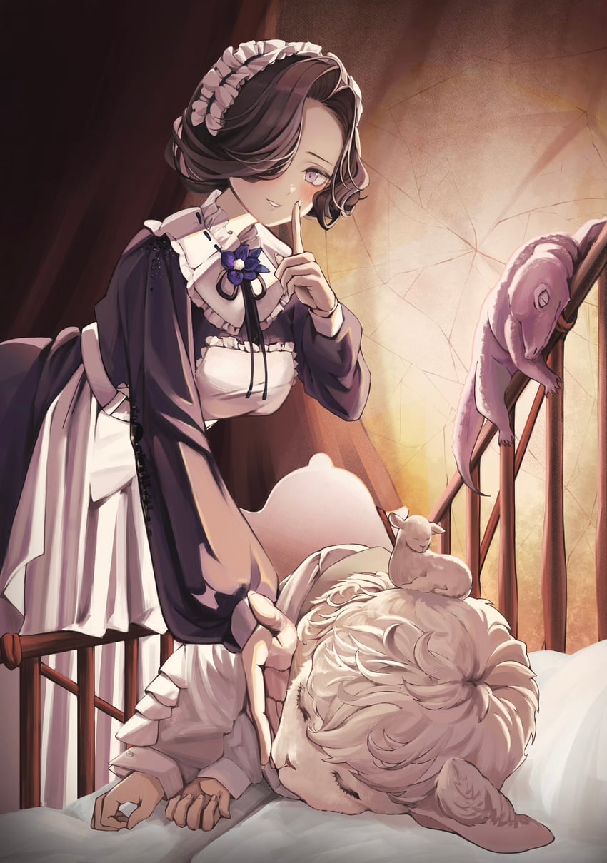 tuesday and barbara (reverse:1999) drawn by moruka_(morukaaa)