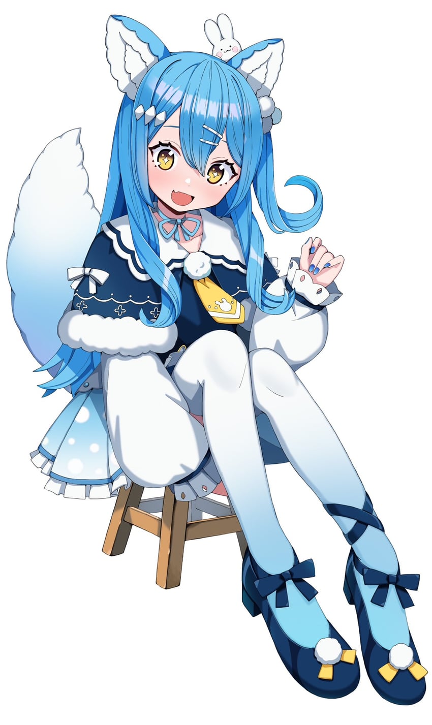yukimochi nonome (indie virtual youtuber) drawn by morumoru_x