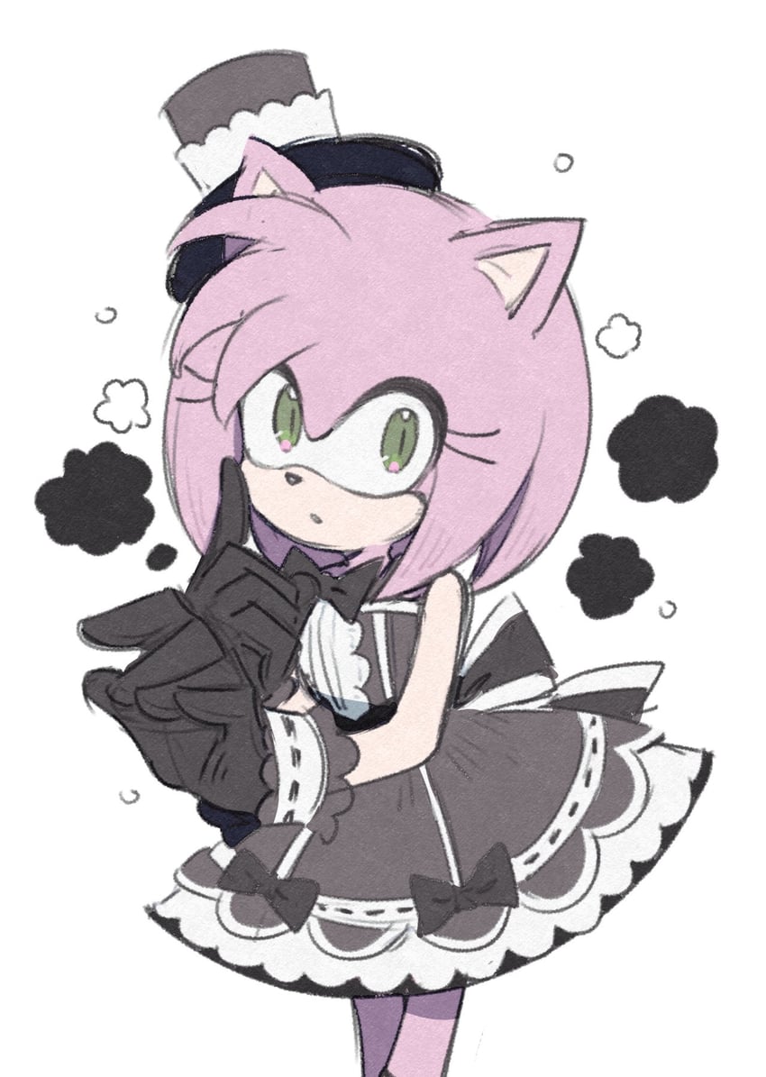 amy rose (sonic and 1 more) drawn by risgard9