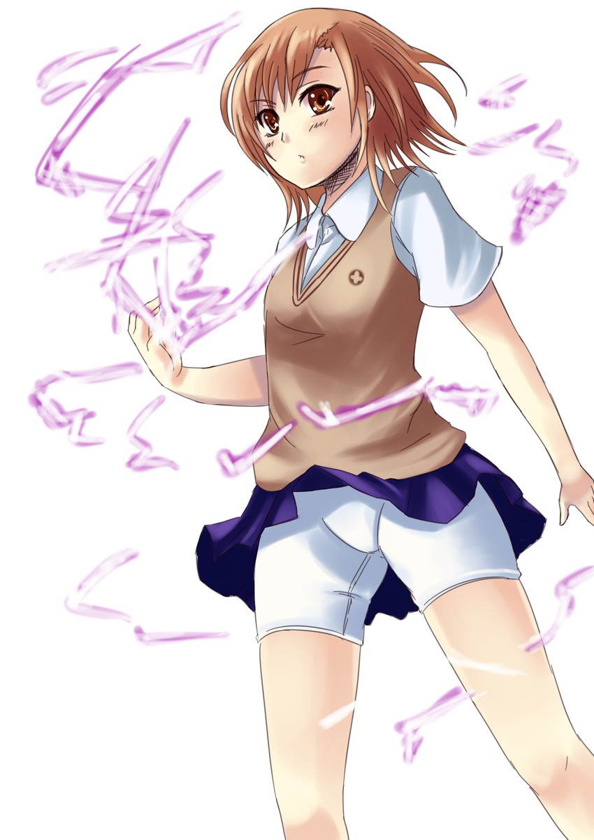 misaka mikoto (toaru majutsu no index) drawn by hinata_sora