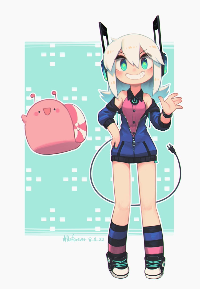 digitan and candy snail (original) drawn by porforever