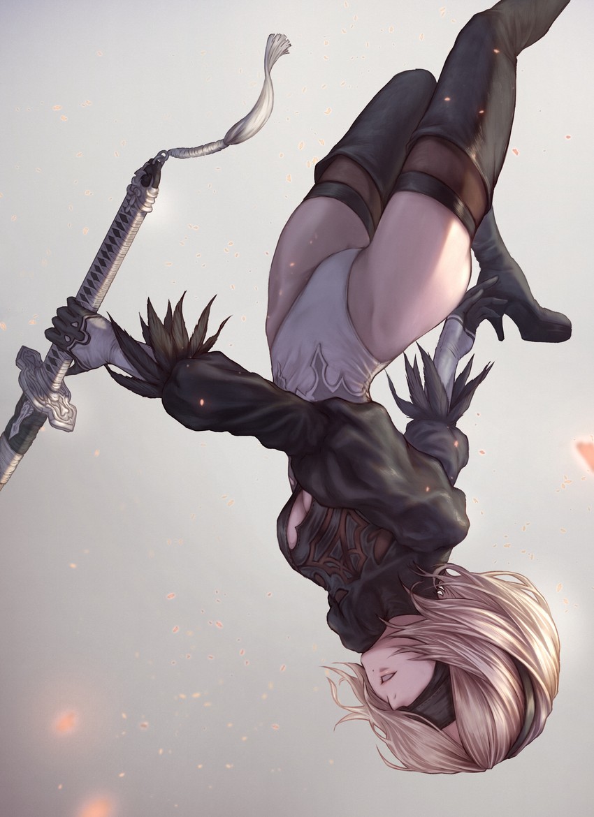 2b (nier and 1 more) drawn by yasu_(segawahiroyasu)