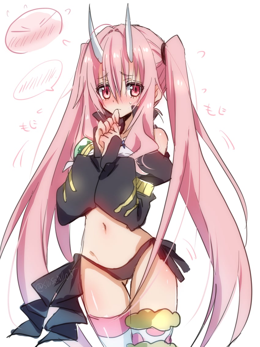 rimuru tempest, milim nava, and shuna (tensei shitara slime datta ken) drawn by akatsuki_(ggsy7885)