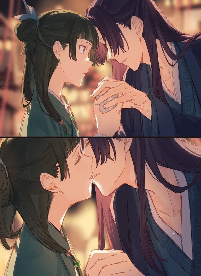 maomao and jinshi (kusuriya no hitorigoto) drawn by tsubsa_syaoin