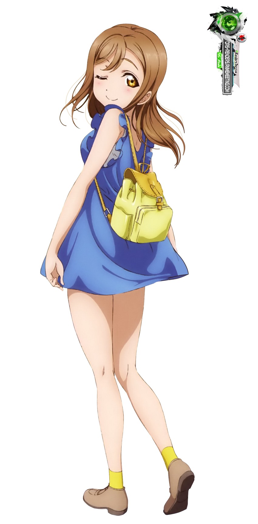 kunikida hanamaru (love live! and 1 more) drawn by ors_anime_renders