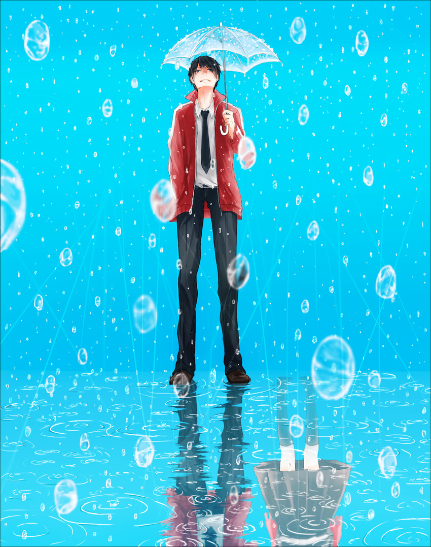 tateyama ayano and kisaragi shintarou (kagerou project) drawn by kokeshi_ya