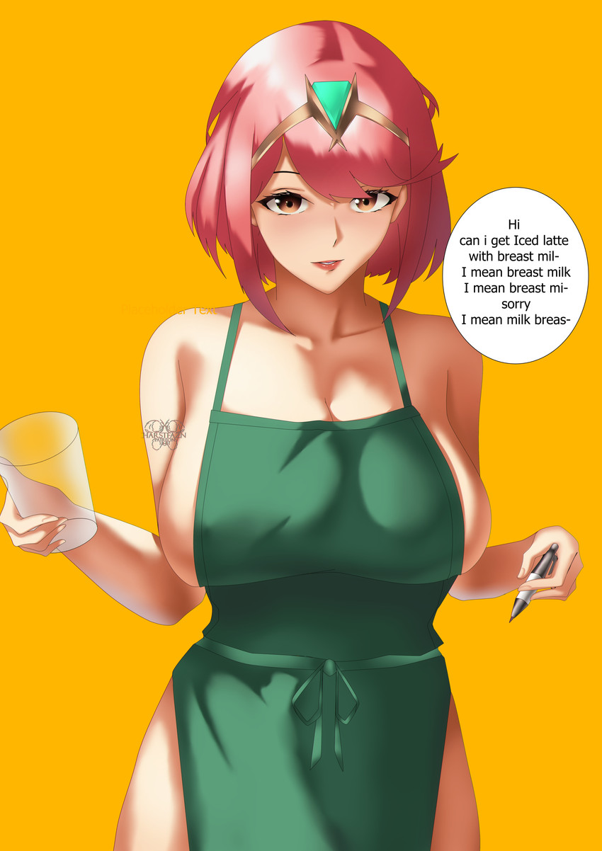 pyra (xenoblade chronicles and 2 more) drawn by harstfazn