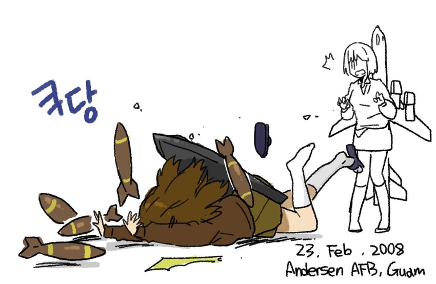 b-2 and b-52 (original and 1 more) drawn by anyan_(jooho)