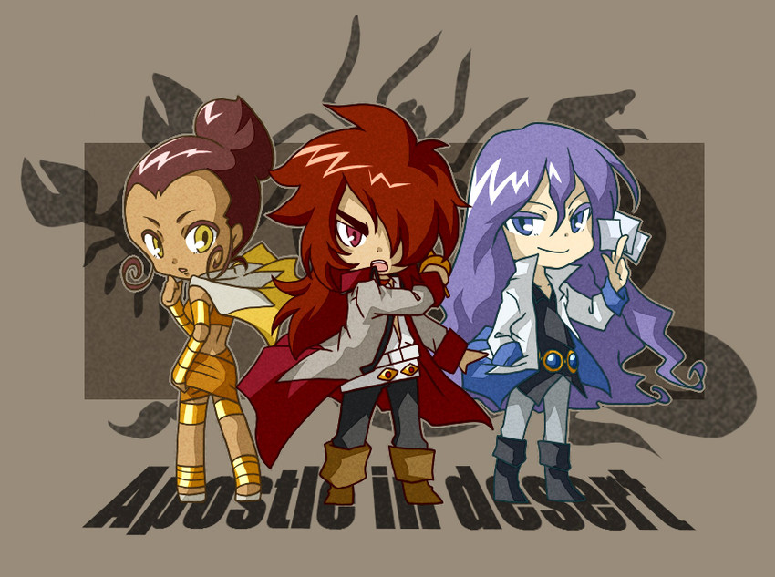 sasorina, kumojacky, and cobraja (precure and 1 more) drawn by shirakawa_(whitemist)
