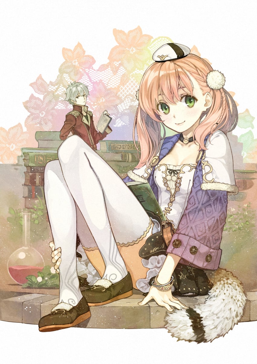 escha malier and logix ficsario (atelier and 1 more) drawn by hidari_(left_side)