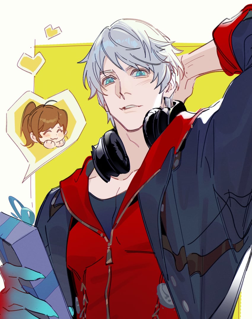 nero and kyrie (devil may cry and 1 more) drawn by warsong_zhange