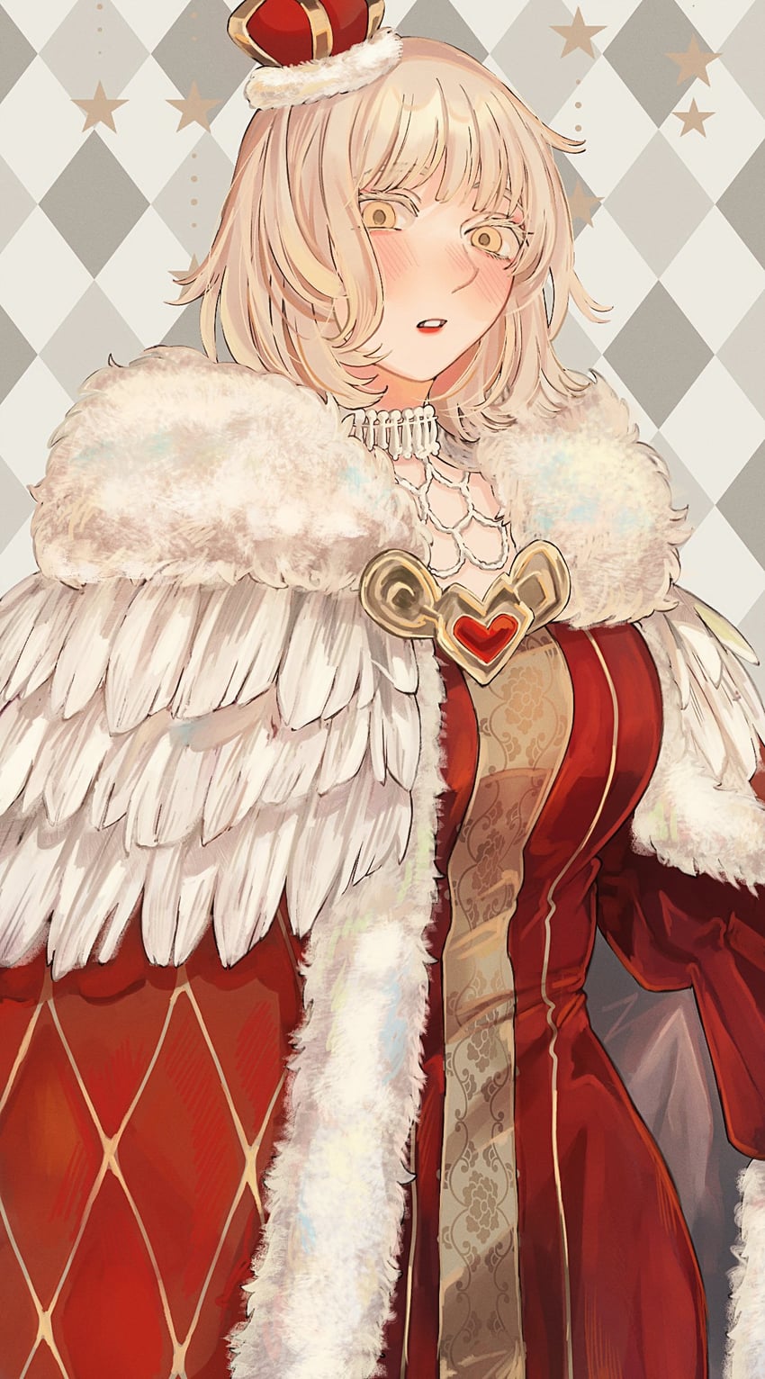 falin touden and queen of hearts (dungeon meshi and 1 more) drawn by sasakura34