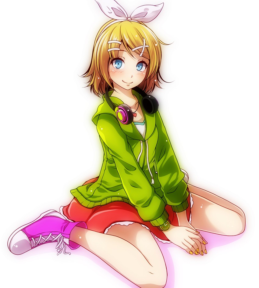 kagamine rin (vocaloid and 2 more) drawn by tsukishiro_saika
