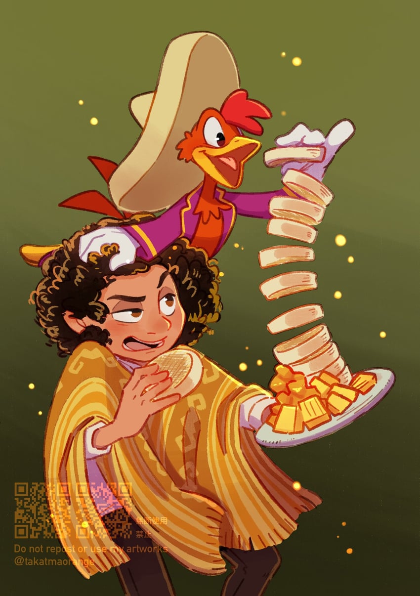 panchito pistoles and camilo madrigal (mickey mouse & friends and 2 more) drawn by takatmaorange