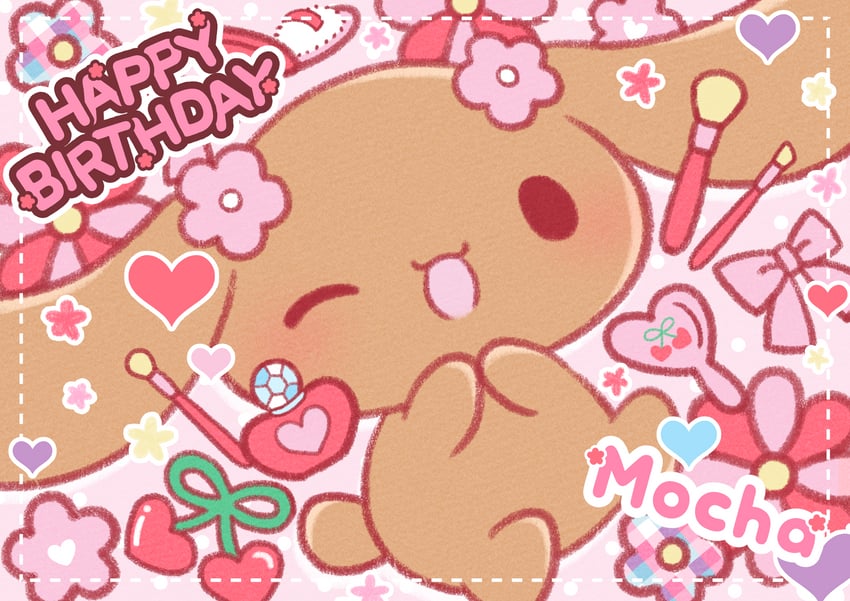 mocha (sanrio and 1 more) drawn by pixiv_29380466