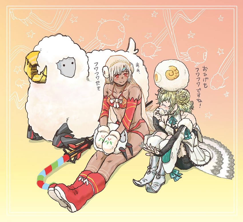 altera, altera the santa, zerco, paris, and apollo (fate and 1 more) drawn by 3mikikikiki