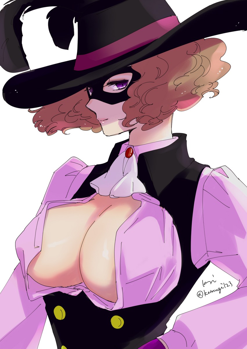 okumura haru and noir (persona and 1 more) drawn by komugi_(mugiwaraclub)