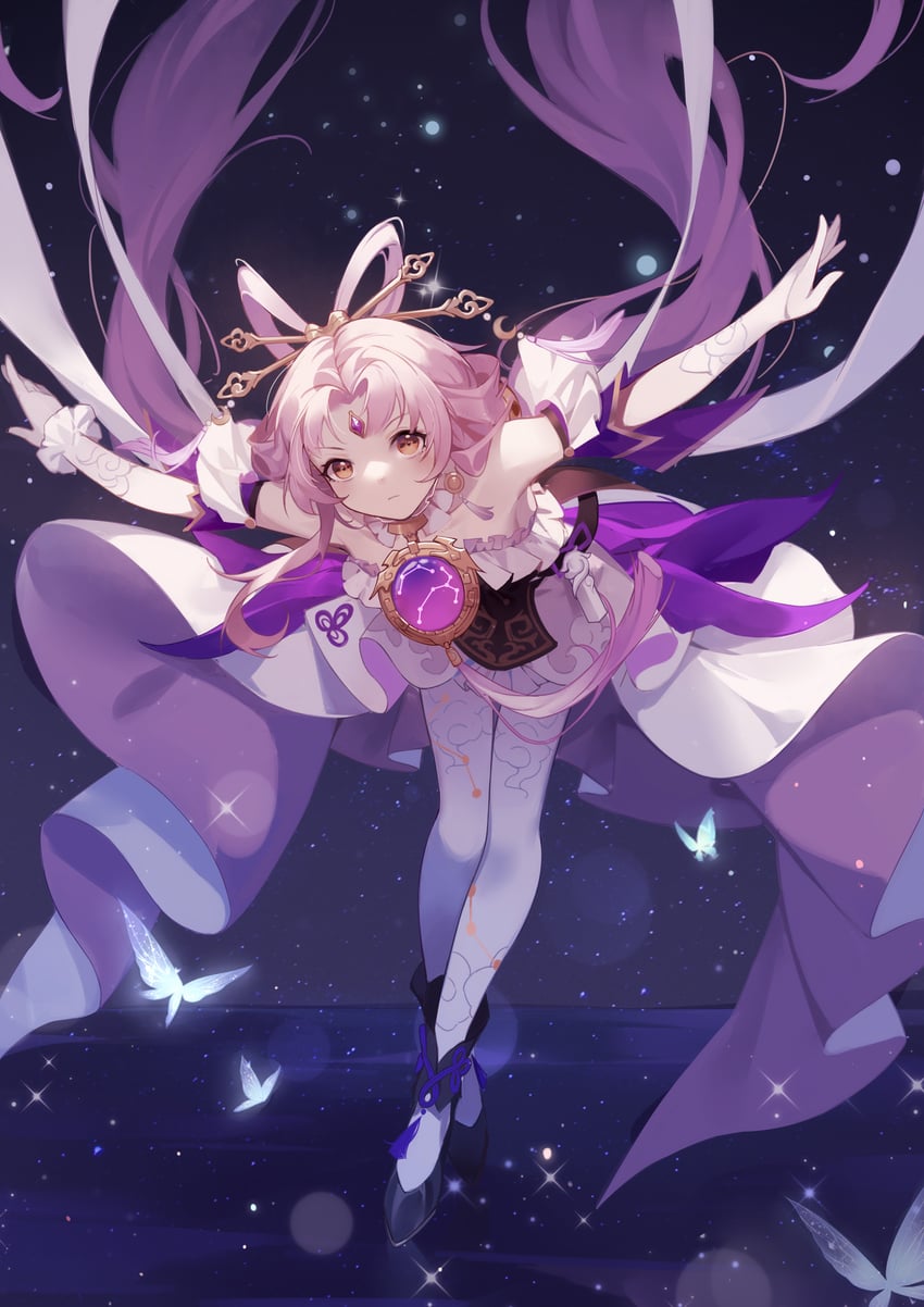 fu xuan (honkai and 1 more) drawn by woodylixx