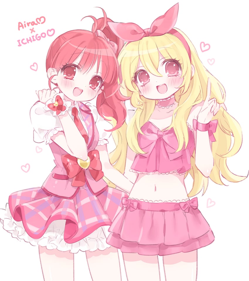 hoshimiya ichigo and harune aira (pretty series and 3 more) drawn by mipi_(u3u_00)
