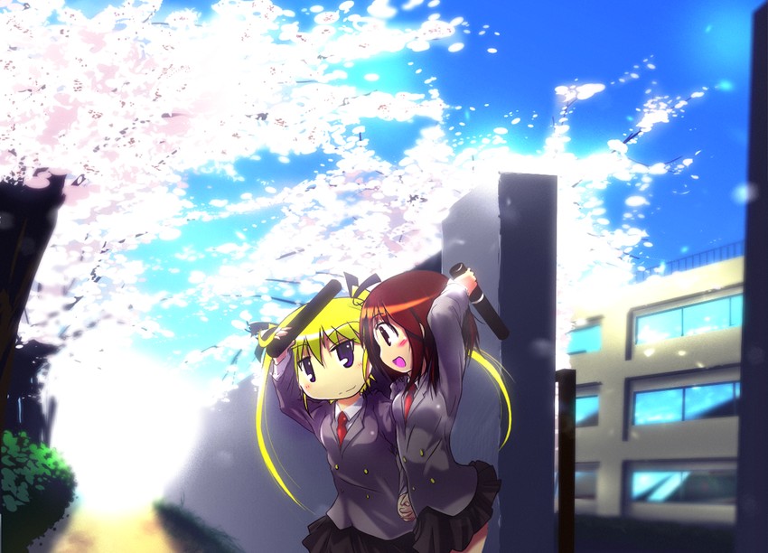 sonya and oribe yasuna (kill me baby) drawn by kaburaya_seiden