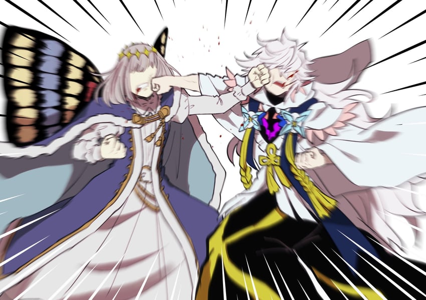 oberon and merlin (fate and 1 more) drawn by kimidorix32