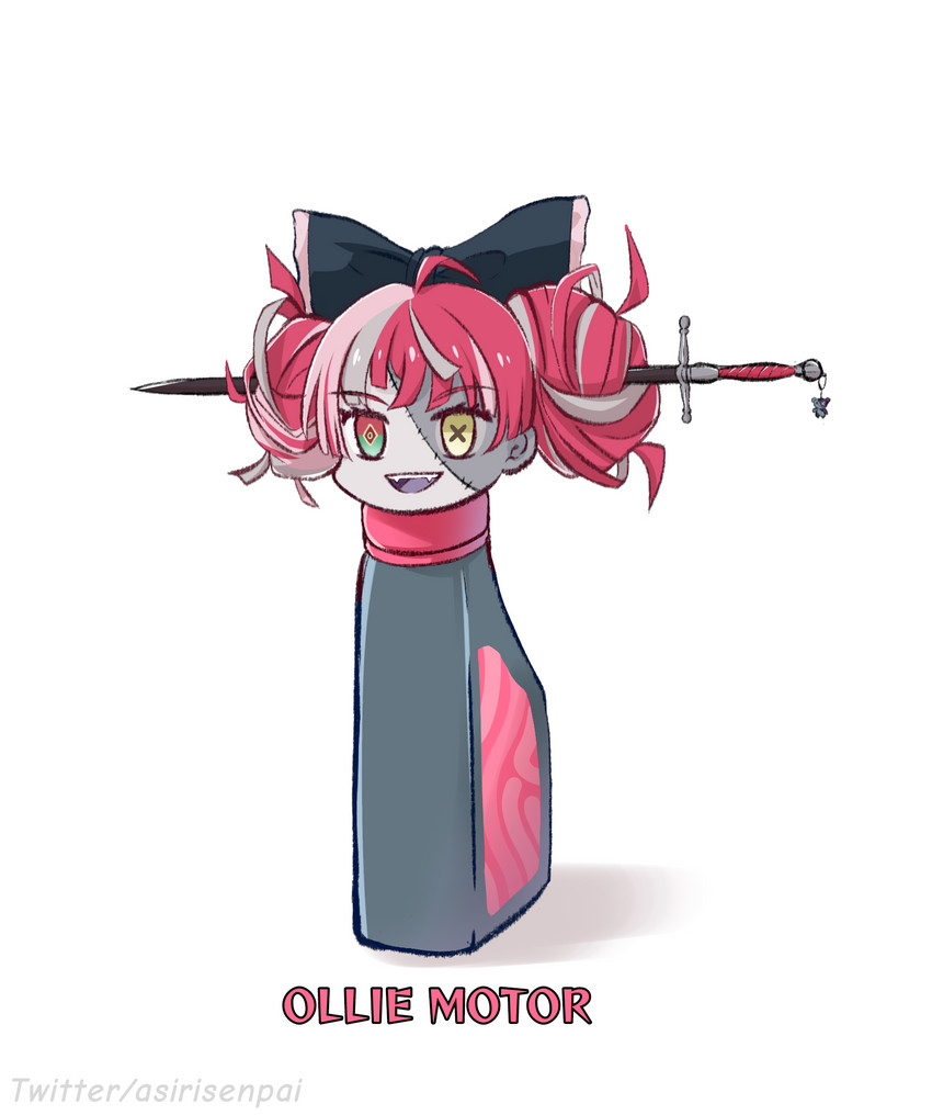 kureiji ollie (hololive and 1 more) drawn by asiri_senpai