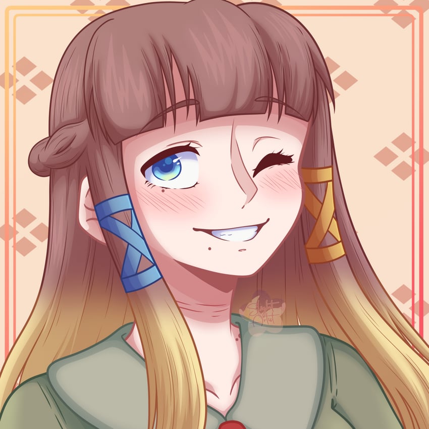 anne louise gardner (original and 1 more) drawn by slight_artist