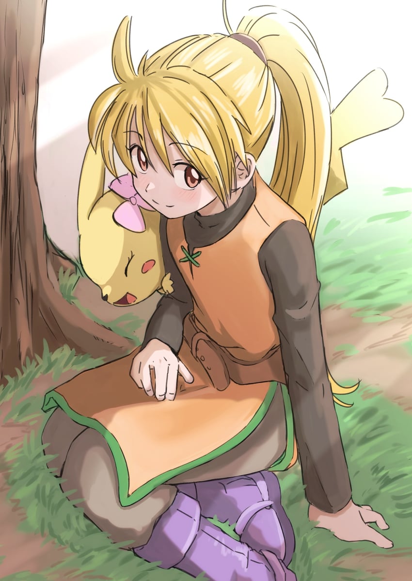 pikachu, yellow, and chuchu (pokemon and 1 more) drawn by hakuino_hakase