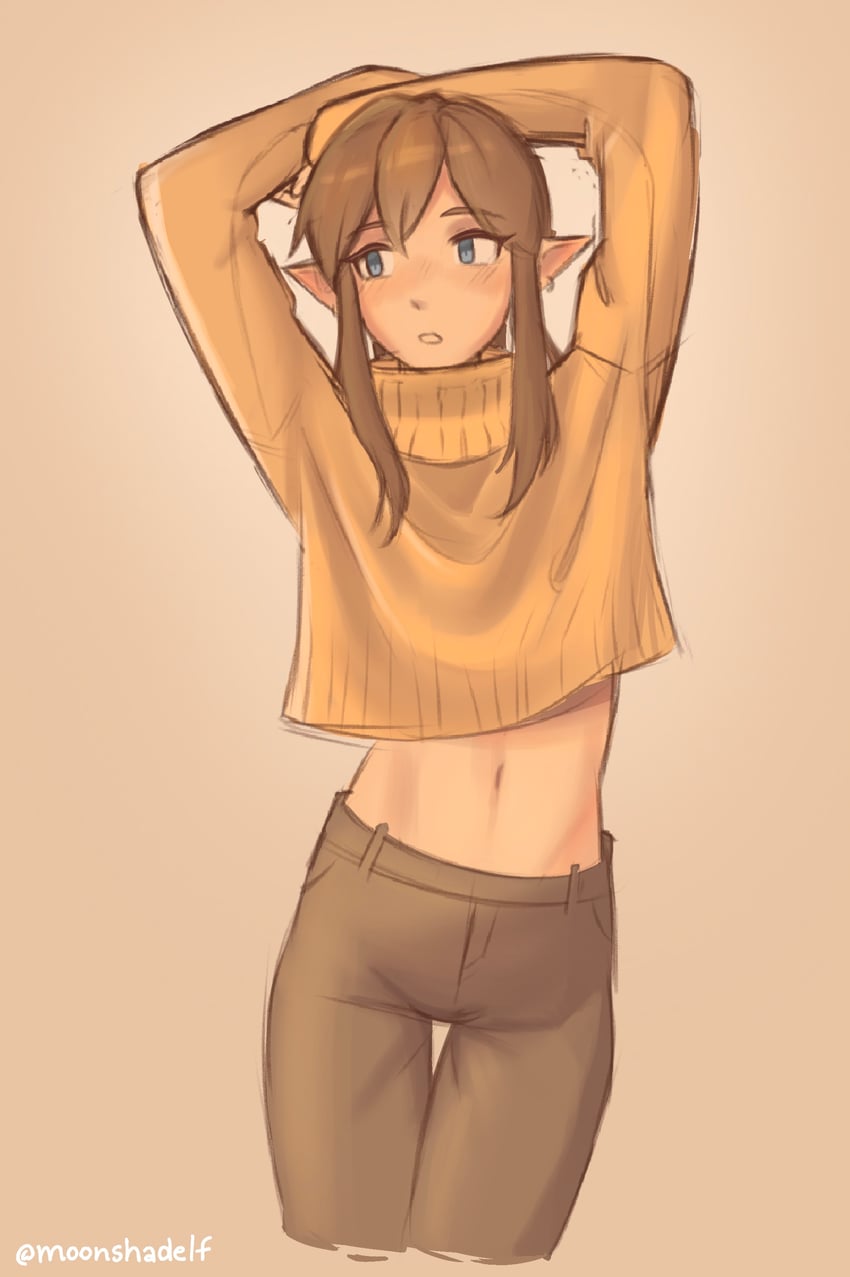 link (the legend of zelda and 1 more) drawn by moonshadelf