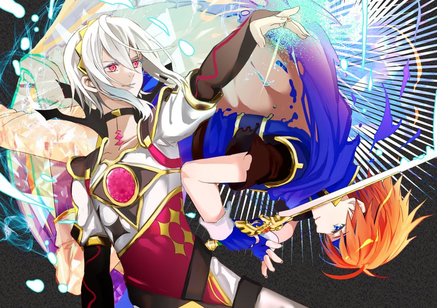 rafal and roy (fire emblem and 2 more) drawn by shoochiku_bai