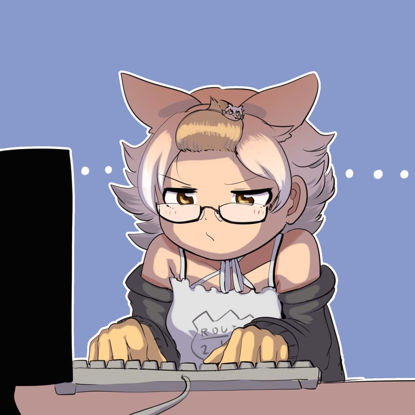 coyote (kemono friends and 1 more) drawn by mcgunngu