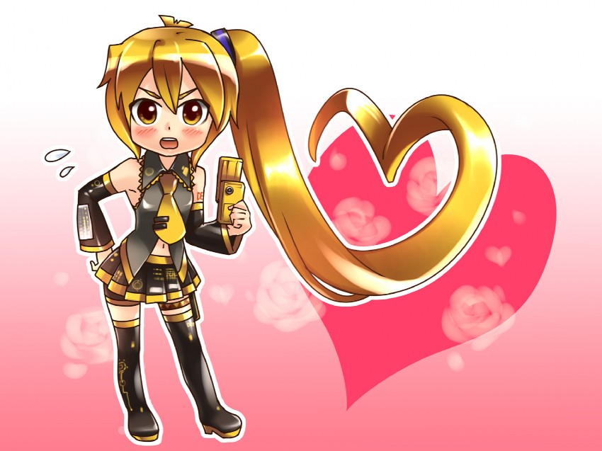 akita neru (vocaloid) drawn by caffein