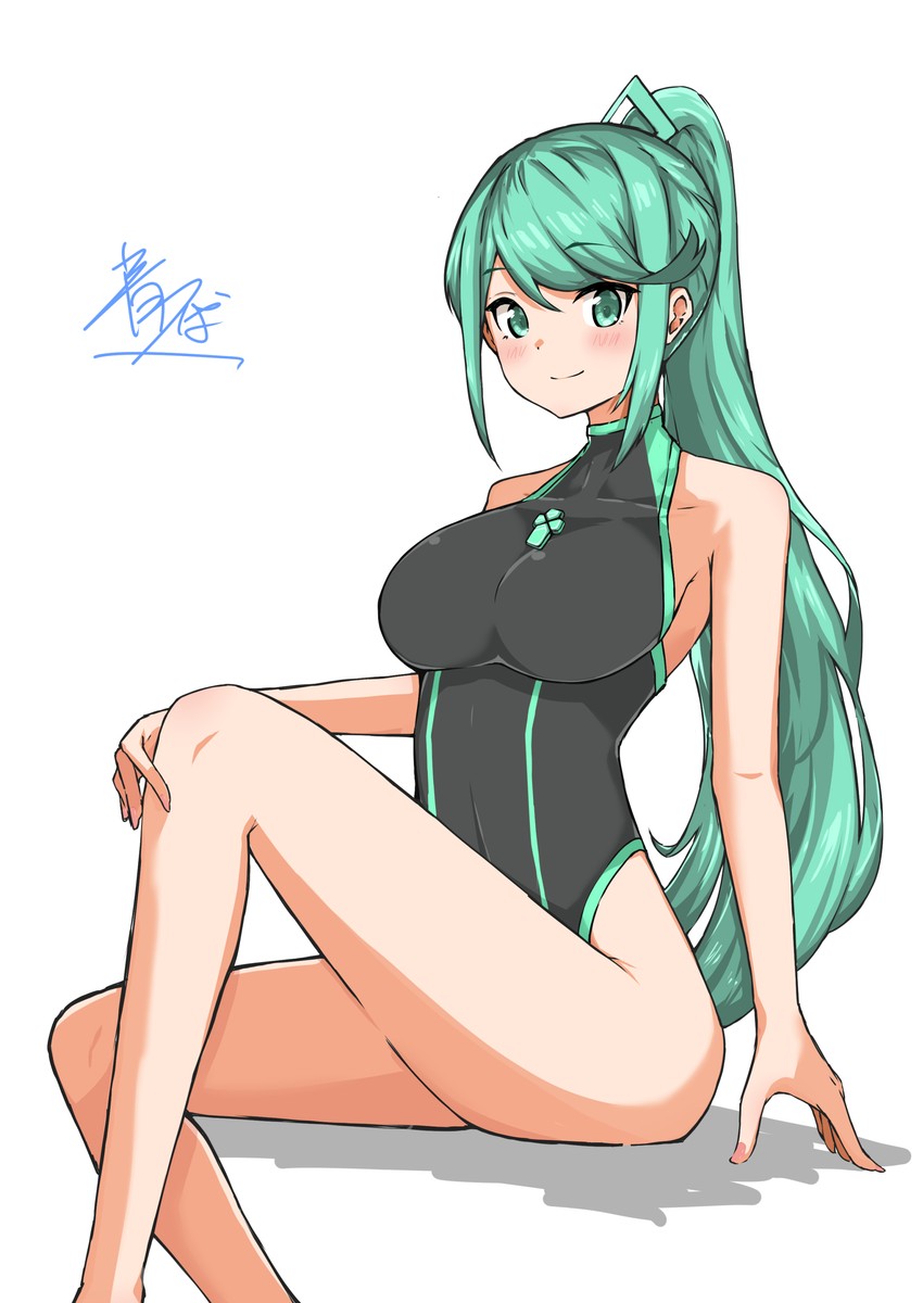 pneuma (xenoblade chronicles and 1 more) drawn by aotsuba