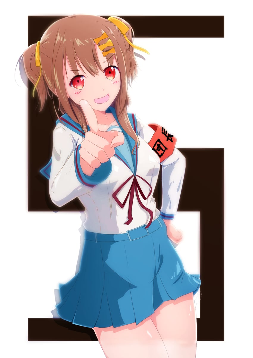suzumiya haruhi and sera honoka (suzumiya haruhi no yuuutsu and 1 more) drawn by furoggu-gaburi