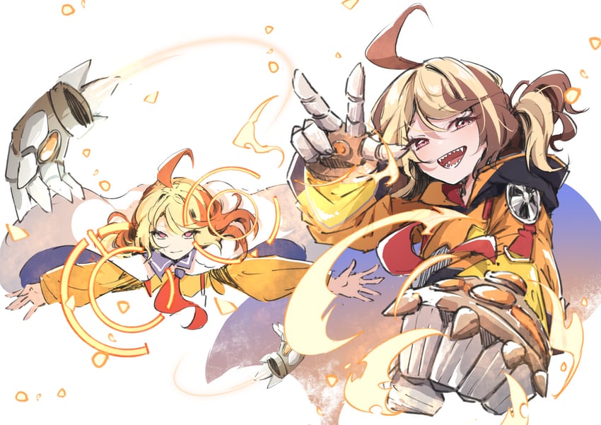 gigi murin (hololive and 1 more) drawn by airenif