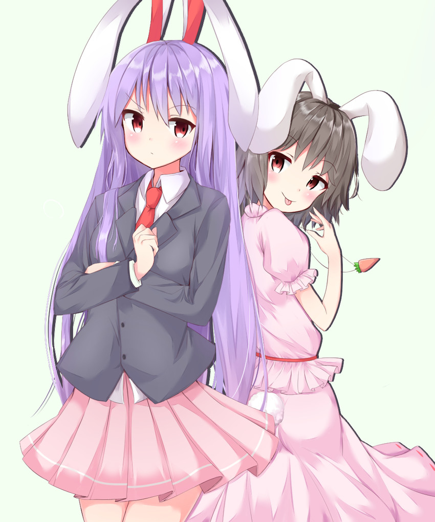 reisen udongein inaba and inaba tewi (touhou) drawn by sabana