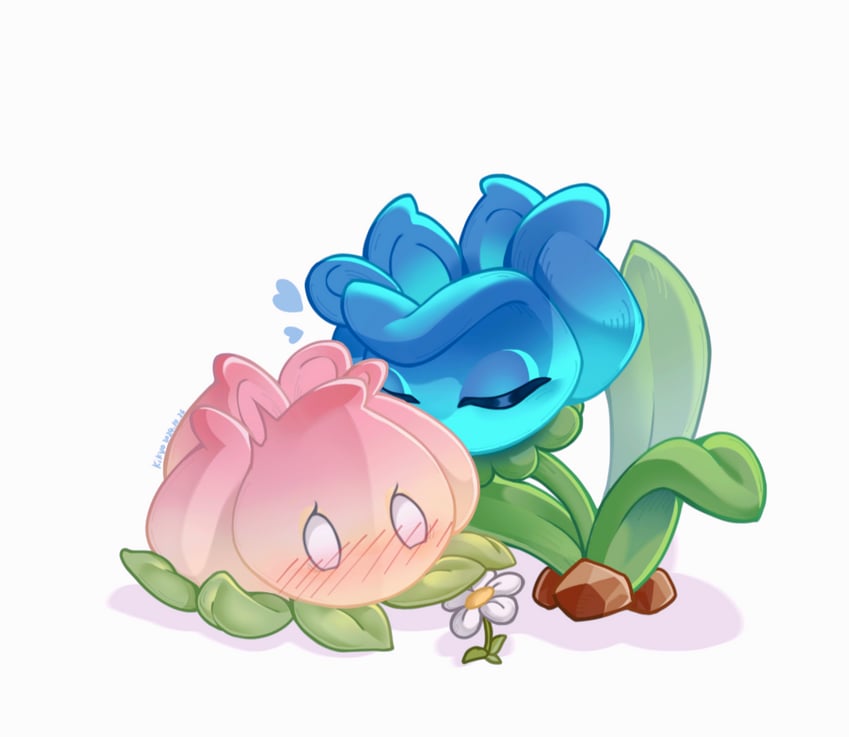 power lily and rosemary (plants vs. zombies and 1 more) drawn by veghia