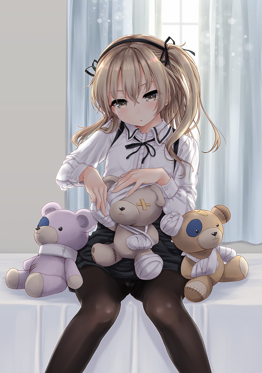 shimada arisu and boko (girls und panzer) drawn by harino646