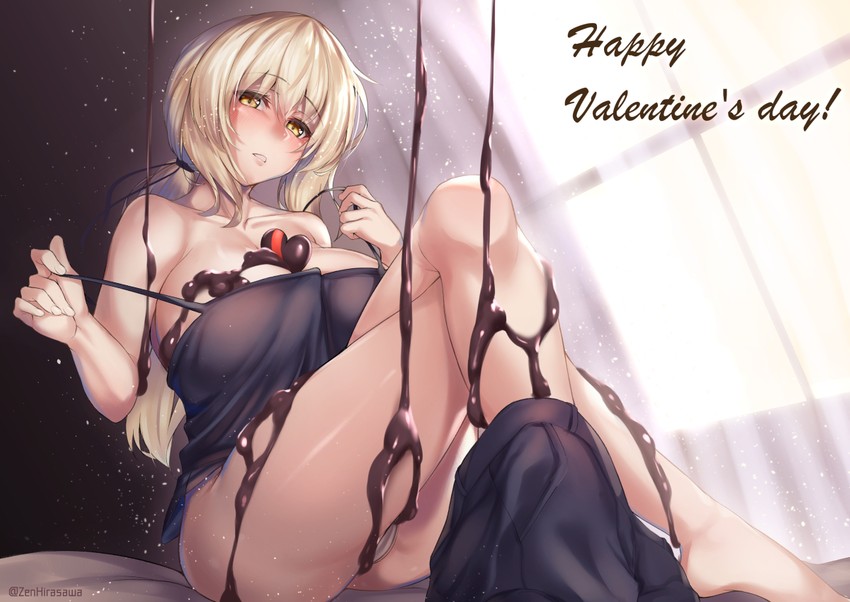 artoria pendragon and saber alter (fate and 1 more) drawn by hirasawa_seiji